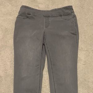 Chico’s grey denim stretch jeggings